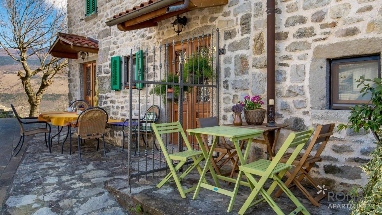 Rona Stone House Apartments Janja Boljun Kültér fotó