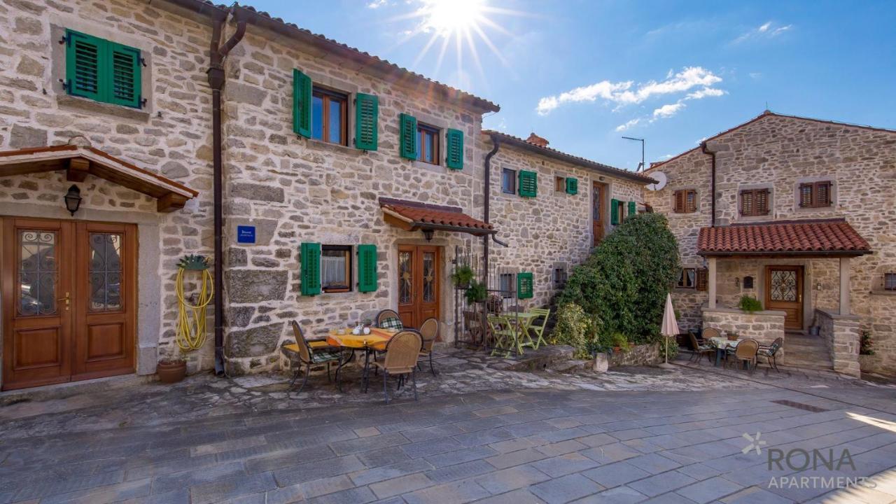 Rona Stone House Apartments Janja Boljun Kültér fotó