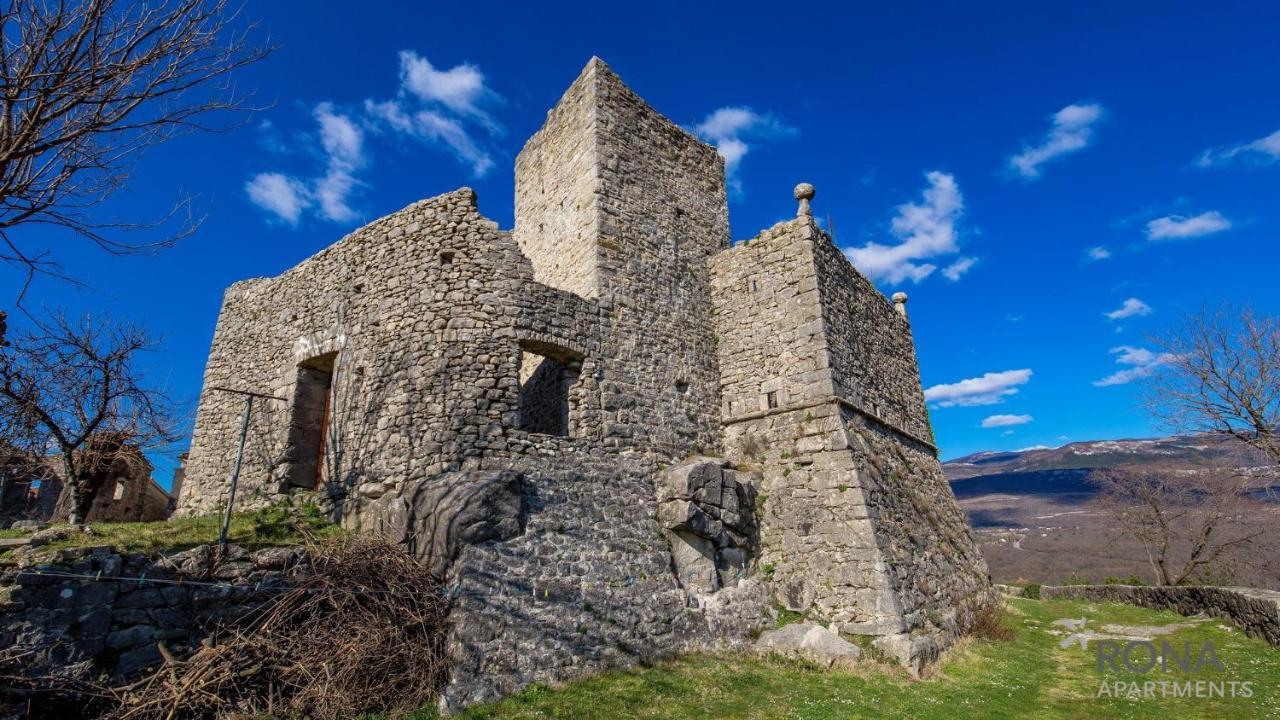 Rona Stone House Apartments Janja Boljun Kültér fotó