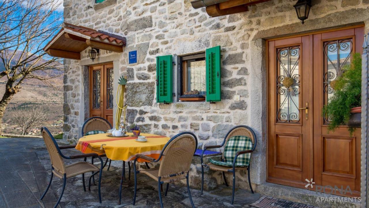 Rona Stone House Apartments Janja Boljun Kültér fotó