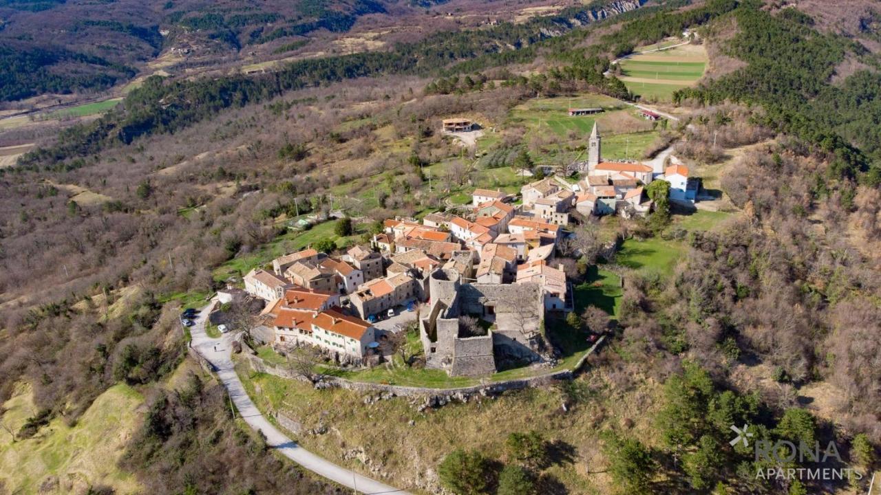 Rona Stone House Apartments Janja Boljun Kültér fotó