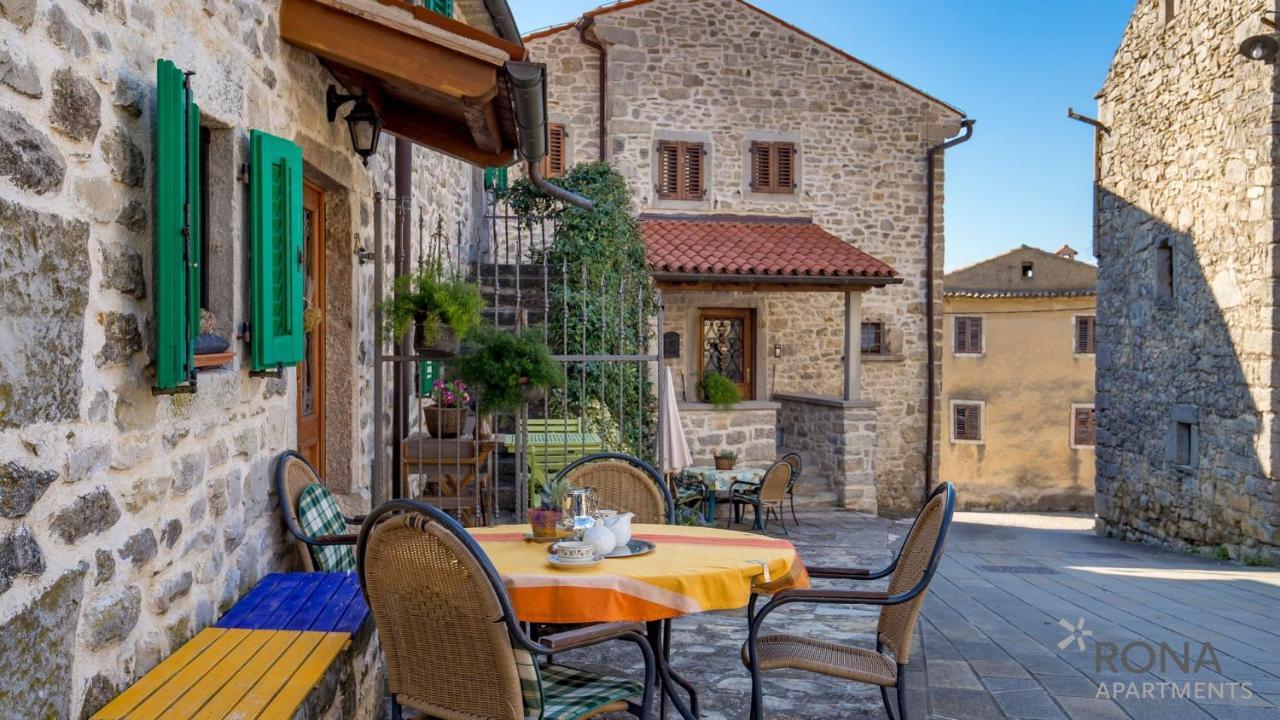 Rona Stone House Apartments Janja Boljun Kültér fotó